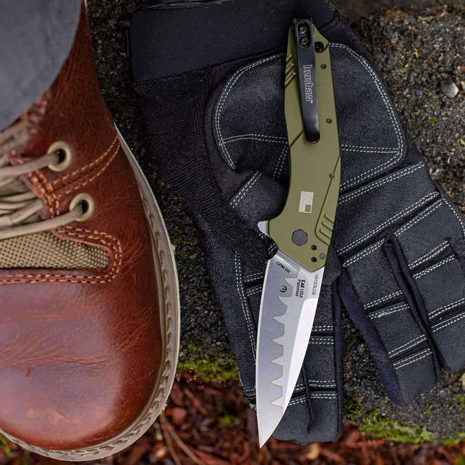 KERSHAW® DIVIDEND COMPOSITE OLIVE 4