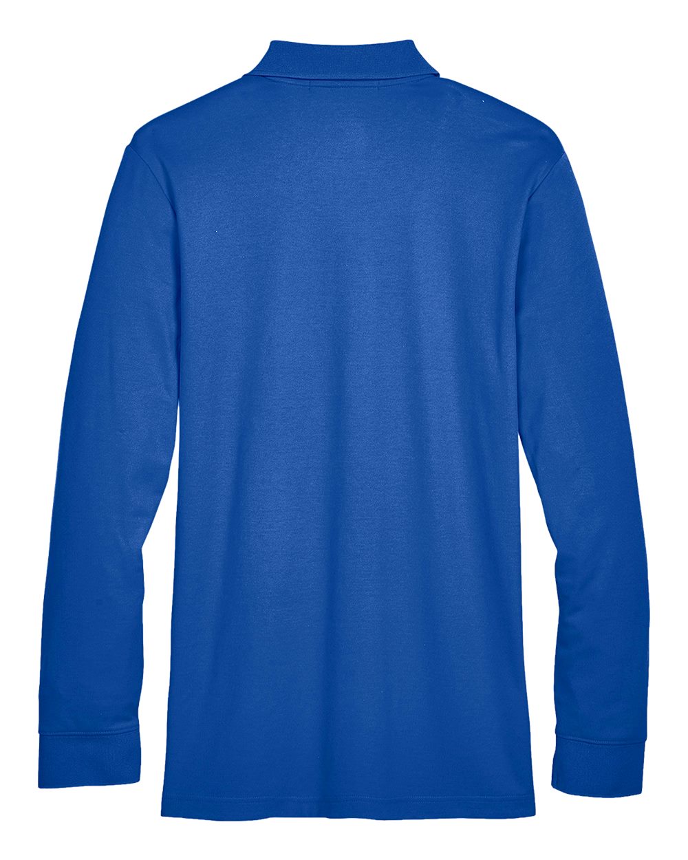 Men's Tall CrownLux Performance® Plaited Long Sleeve Polo - DG20LT 18