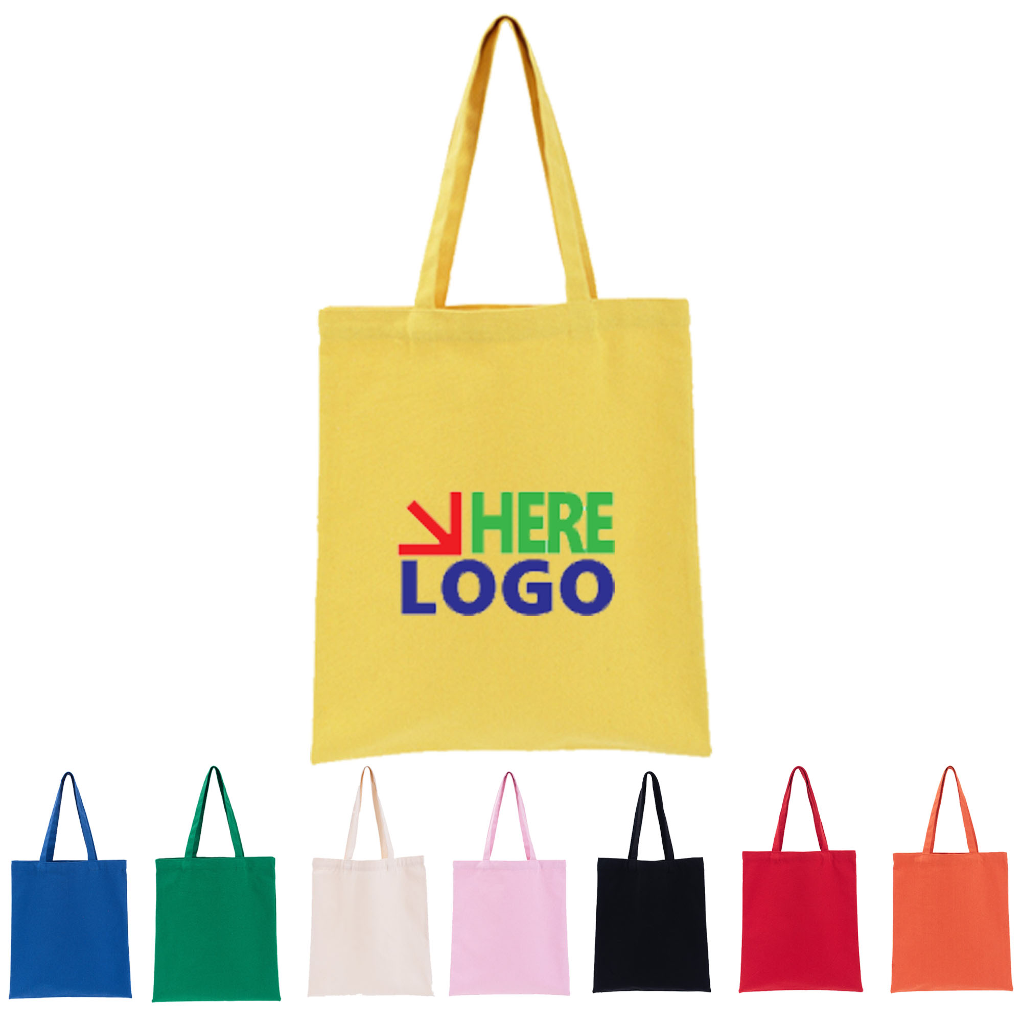 Custom Logo Canvas Tote Bag 1