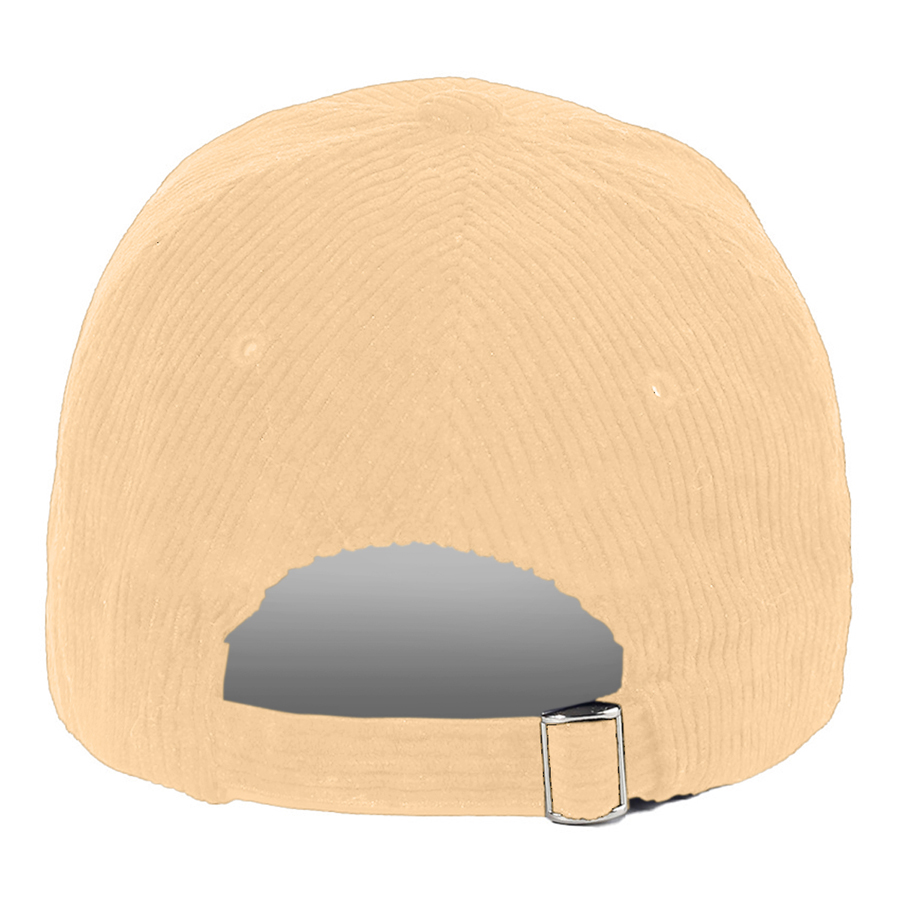 Stock Corduroy 6-Panel Structured Cap w/ Metal Buckle 56