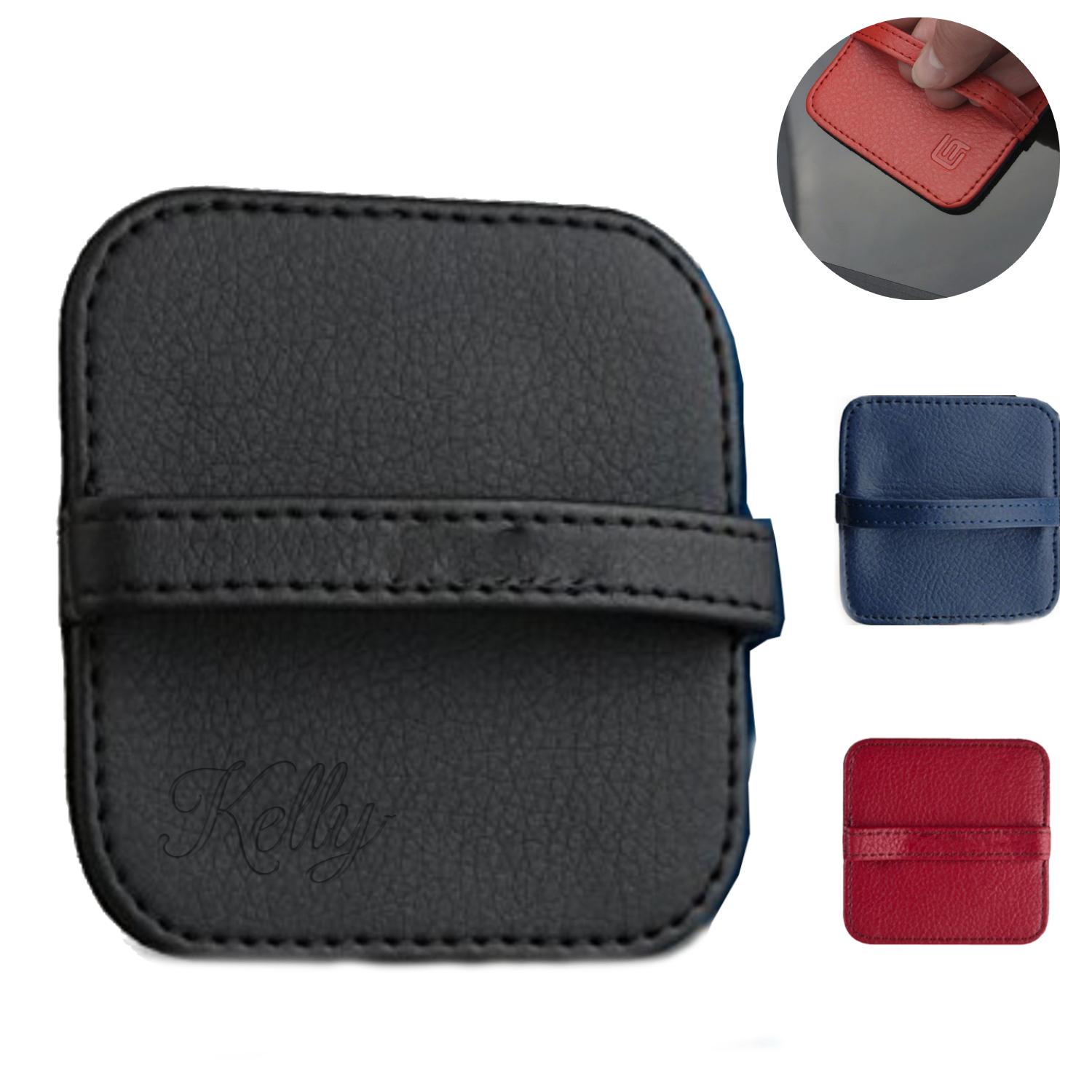 Pu Leather Screen Cleaning Wipe Pad