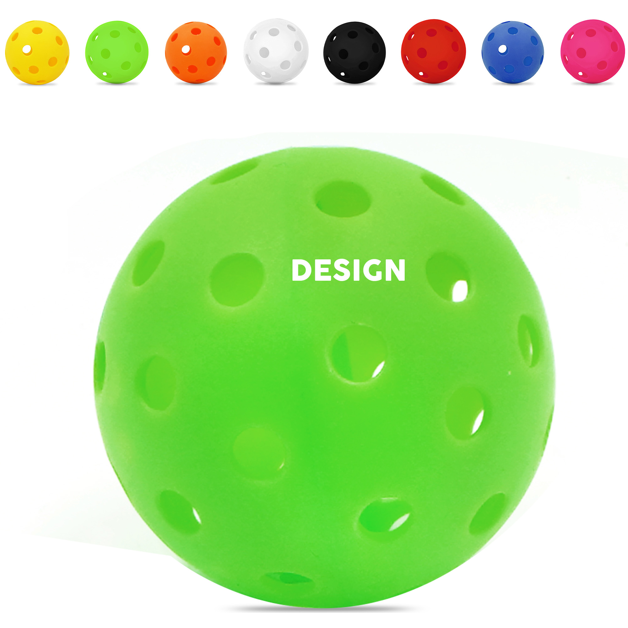 MOQ 50 Pickleball Golf Hole Ball High Elastic PE Material 3