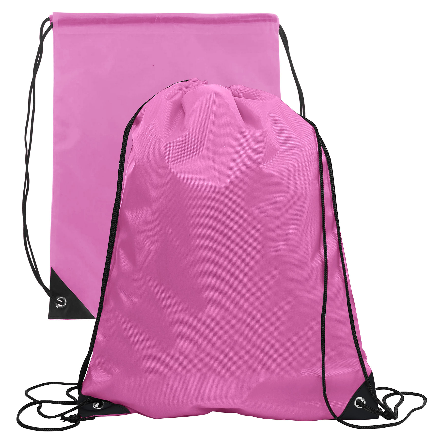 210D Polyester Drawstring Backpack (13" x 17") 8