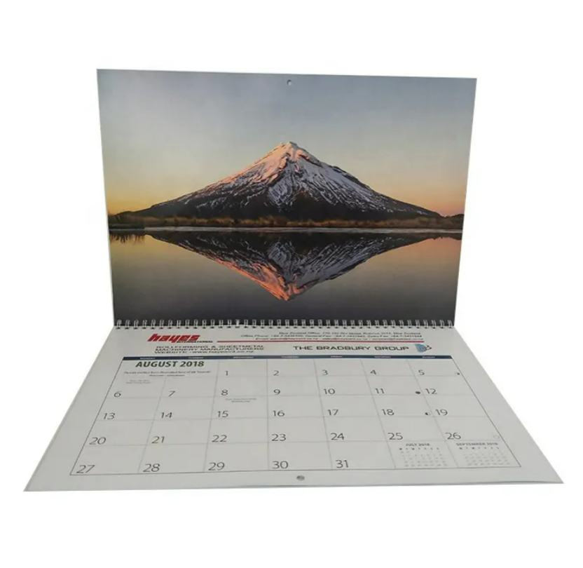 Monthly Spiral Binding Wall Calendar 2