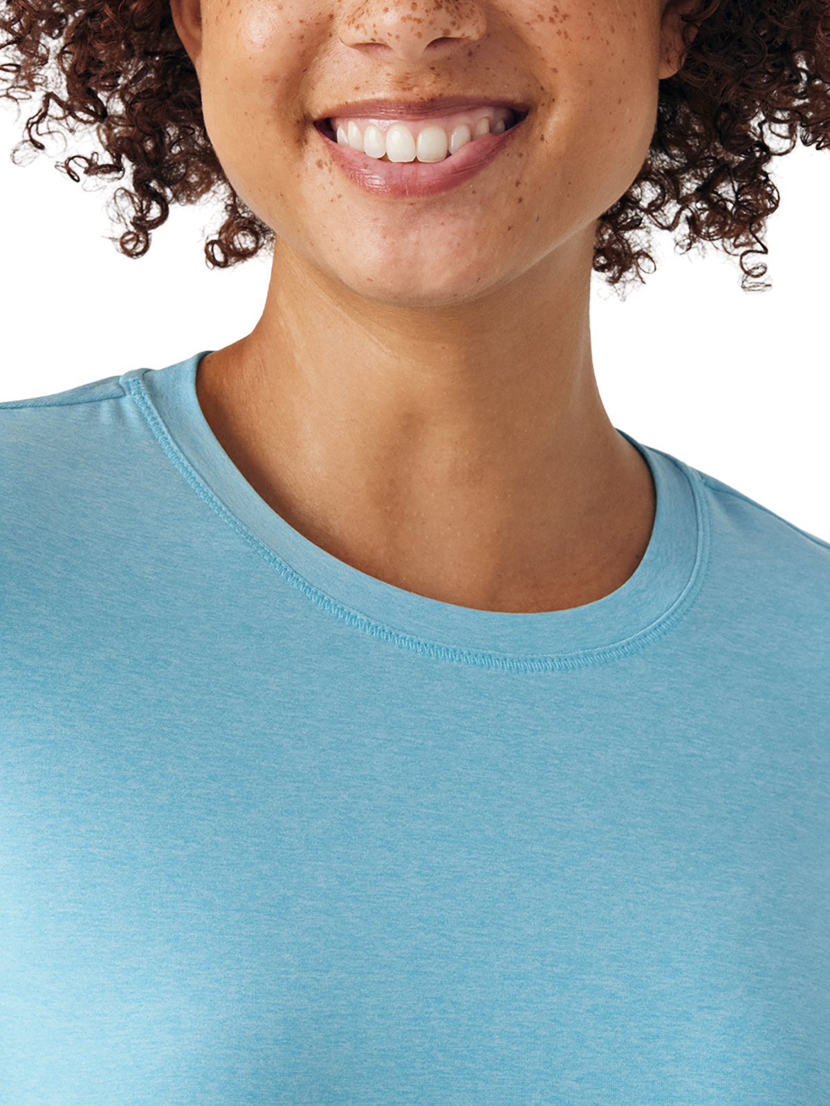 White Cross - VIBE - Women's Shirttail Hemline Underscrub Tee 32