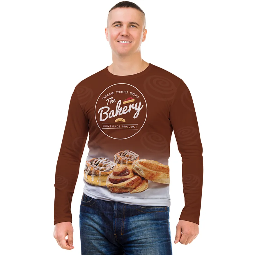 Men's Long Sleeve Crew Neck T-Shirt 2