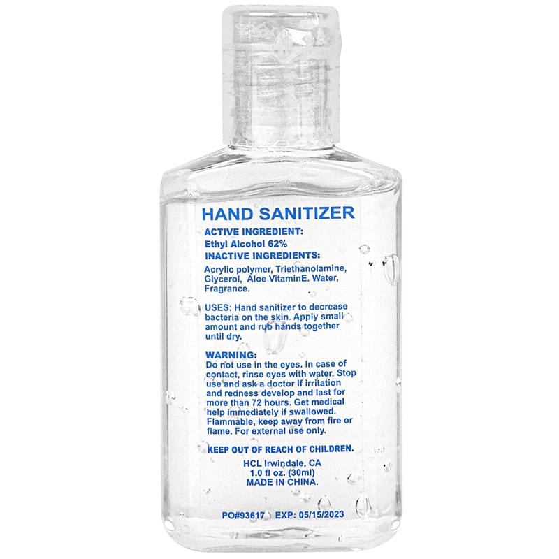1 oz. Hand Sanitizer Gel 4