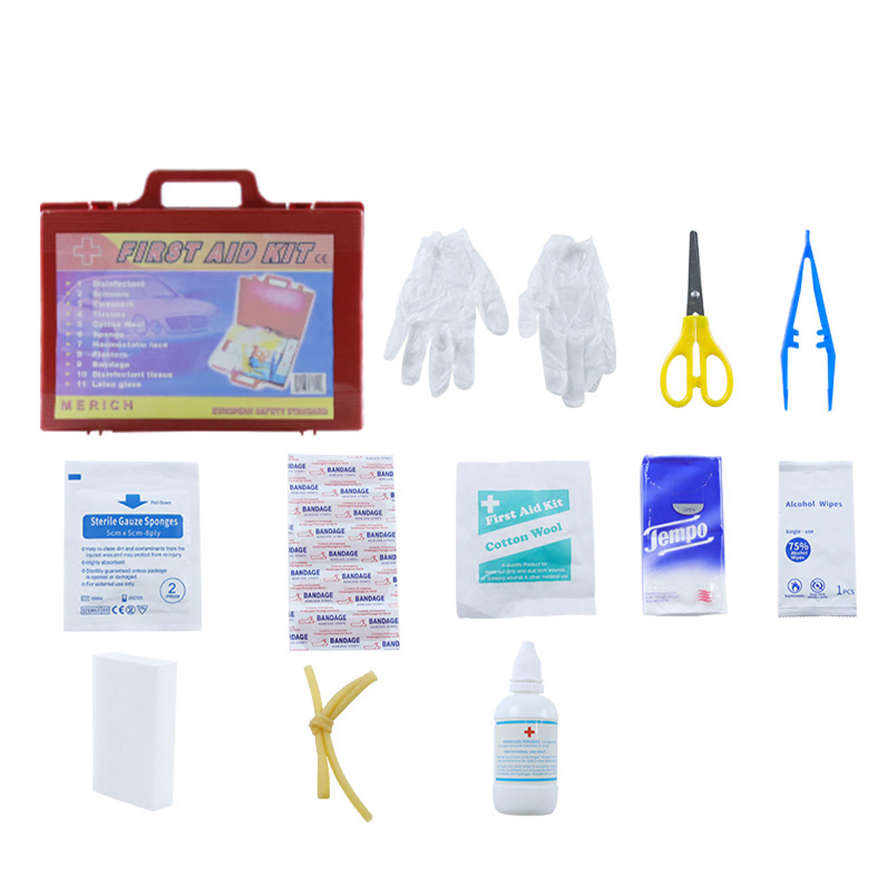 Portable Emergency First Aid Kit 5