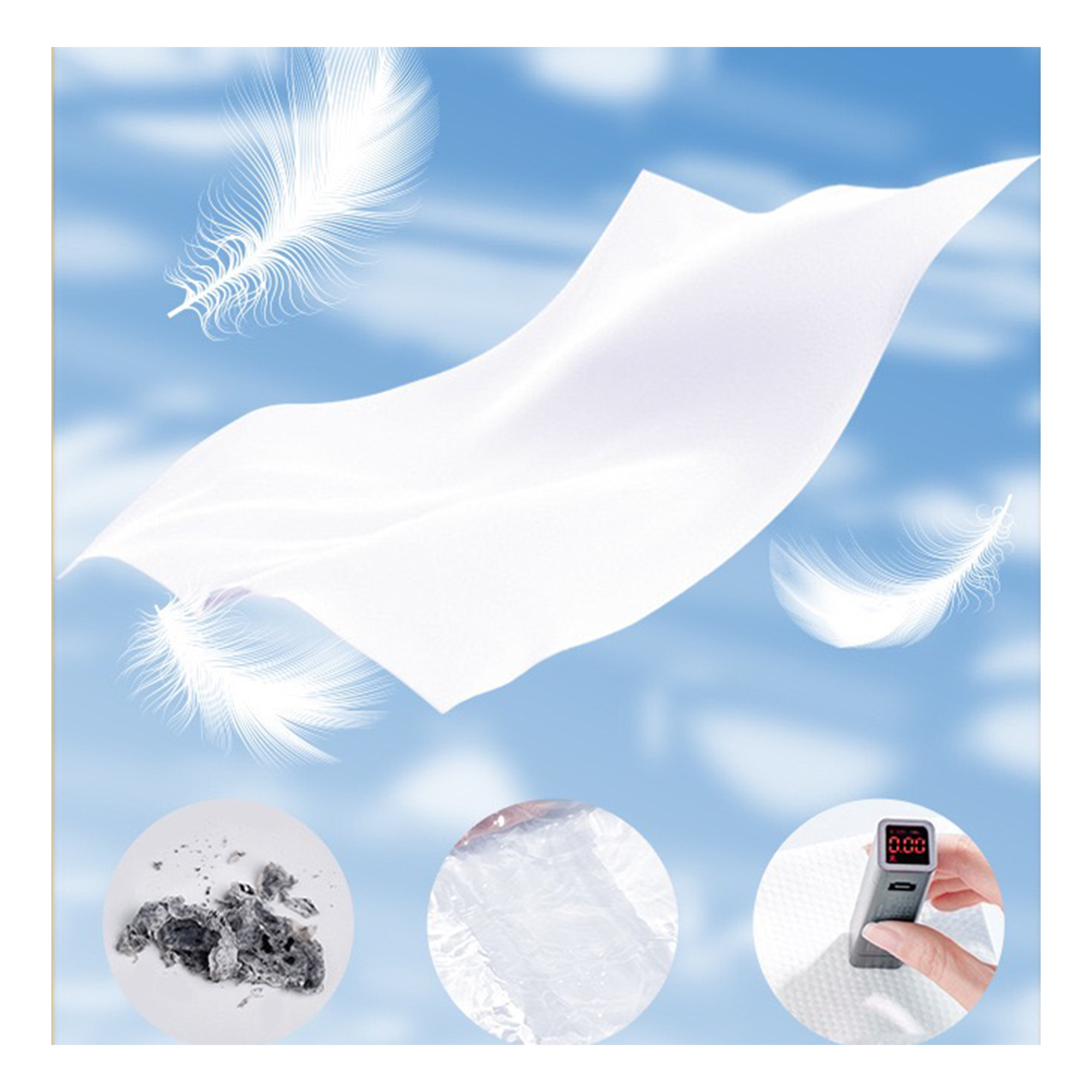 Individually Wrapped Disposable Wet Wipe 2