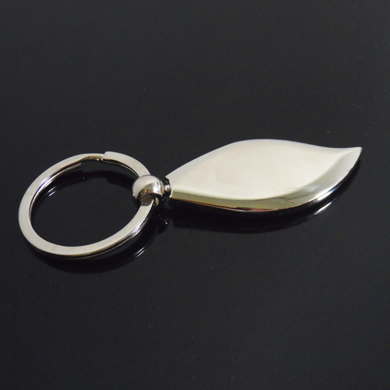 Creative Leaf Shape Metal Key Chain 2