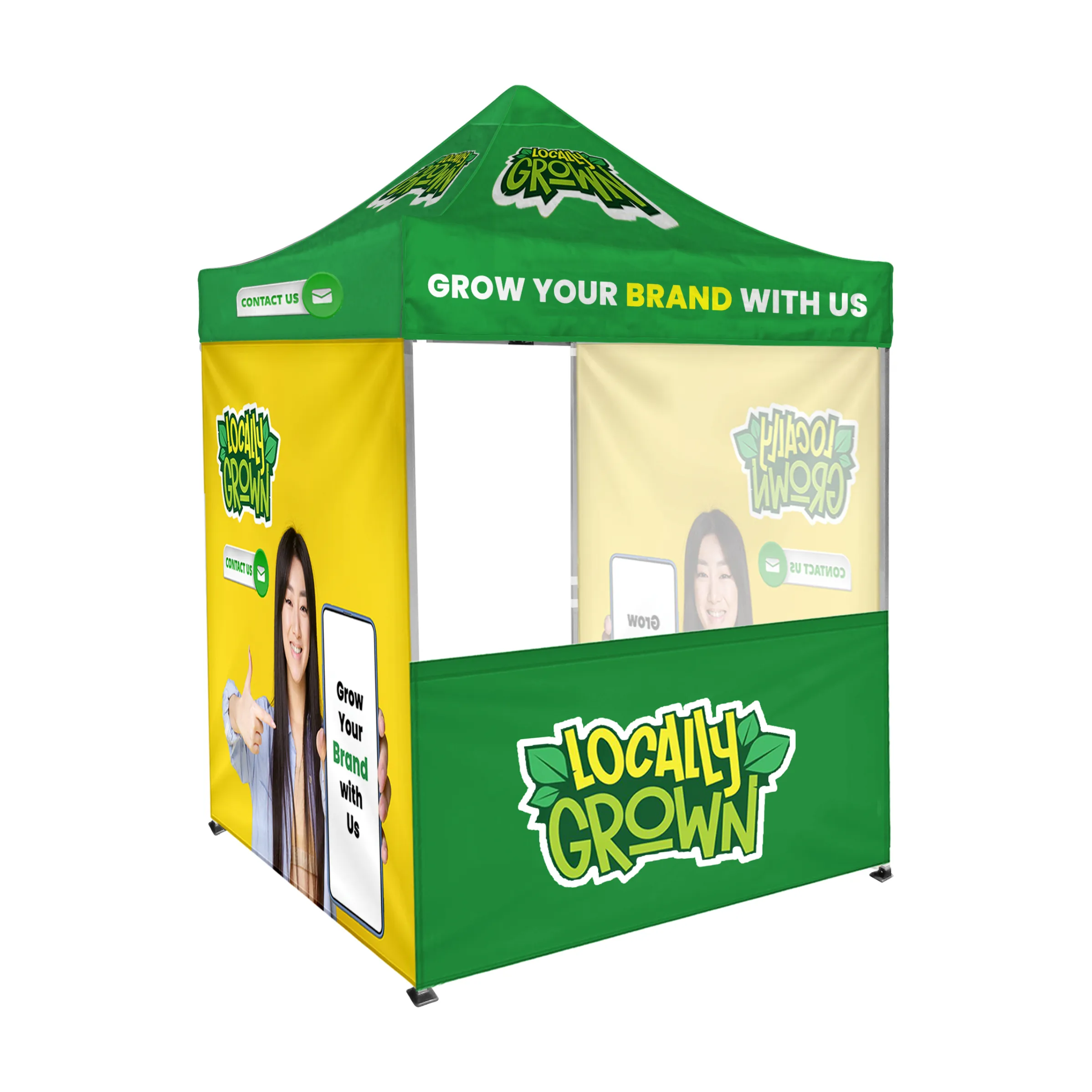 6'x6' Tent Canopy with frame and one half and two full wall 1