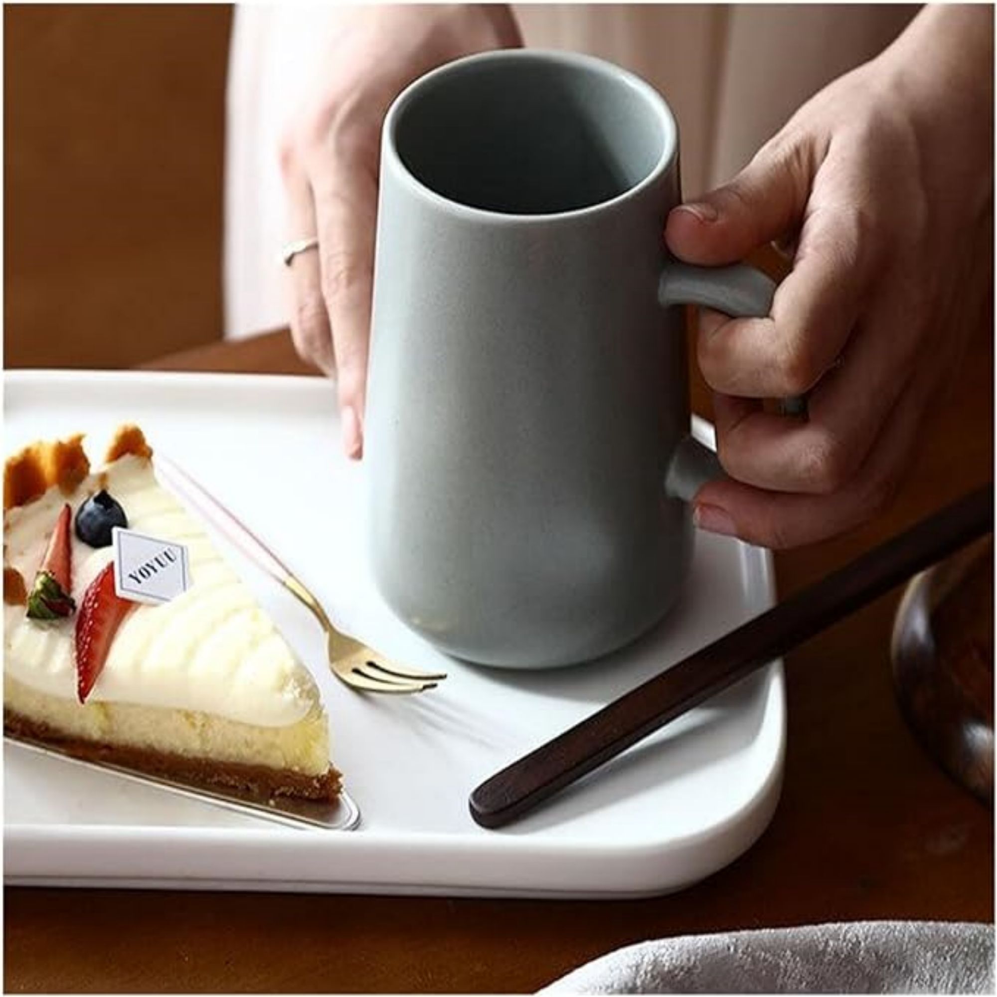 16 oz Ceramic Coffee Cup 5