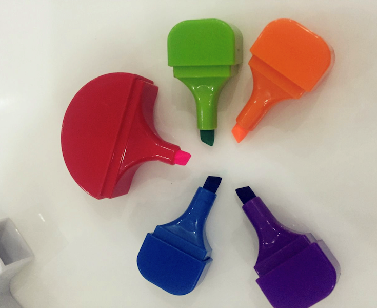Promo 5 Colors Highlighter 4