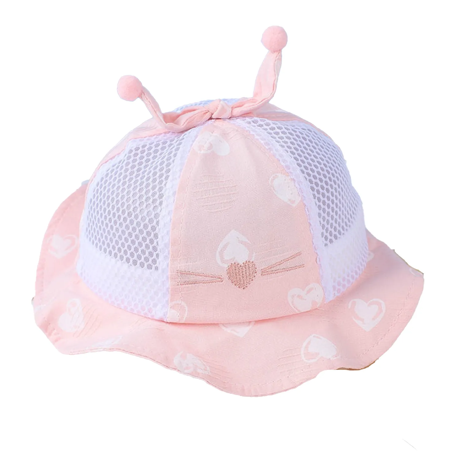 Terylene Cotton Thin Baby Sun Shade Bucket Hat 2