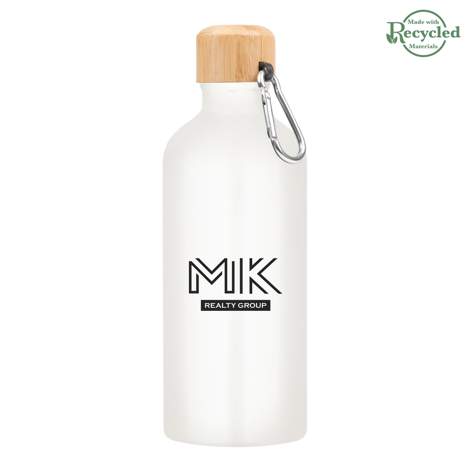 20 Oz. Aluminum Tundra Bike Bottle With Bamboo Lid 9