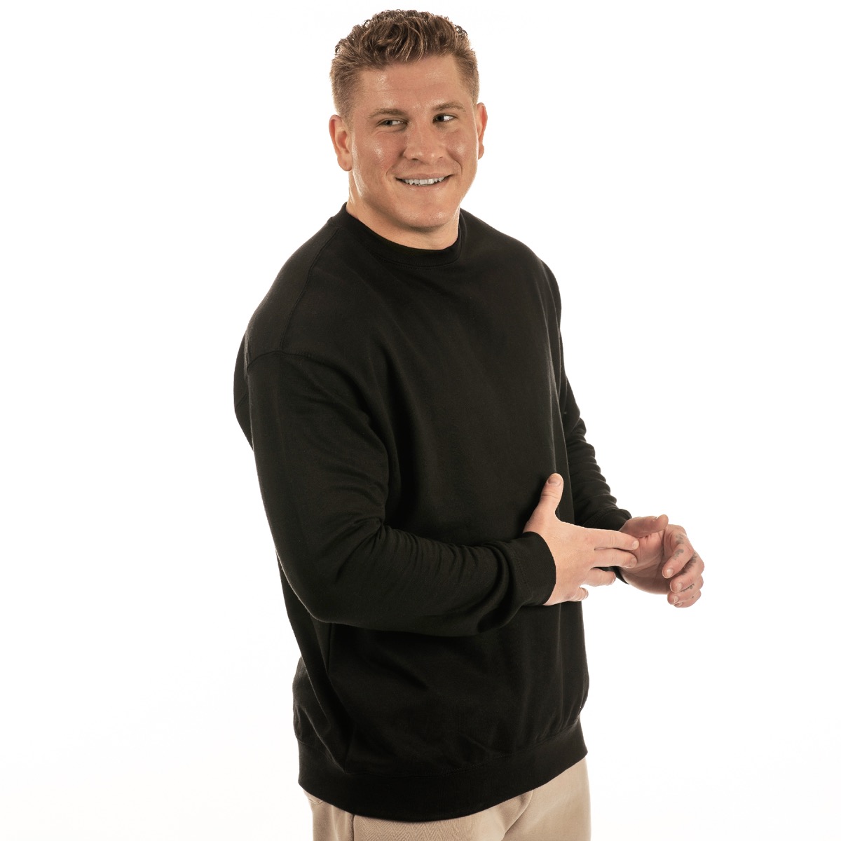 Burnside Printer Fleece Crew Neck 2