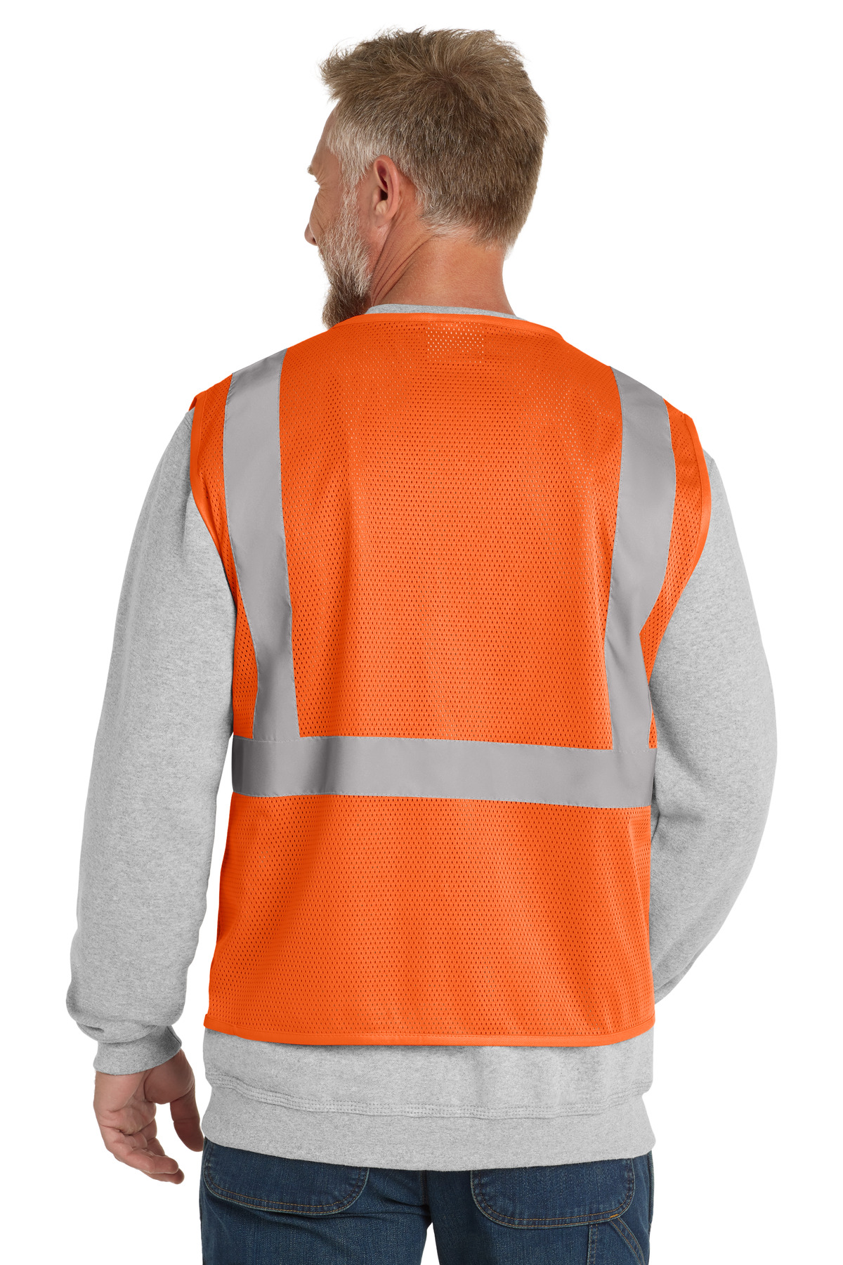 CornerStone ANSI 107 Class 2 Economy Mesh Zippered Vest. CSV101 6