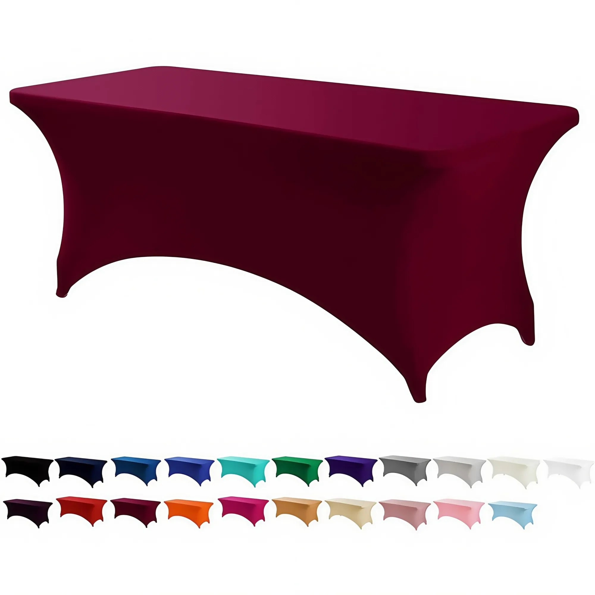 6FT Elastic Fitted Tablecloth 3