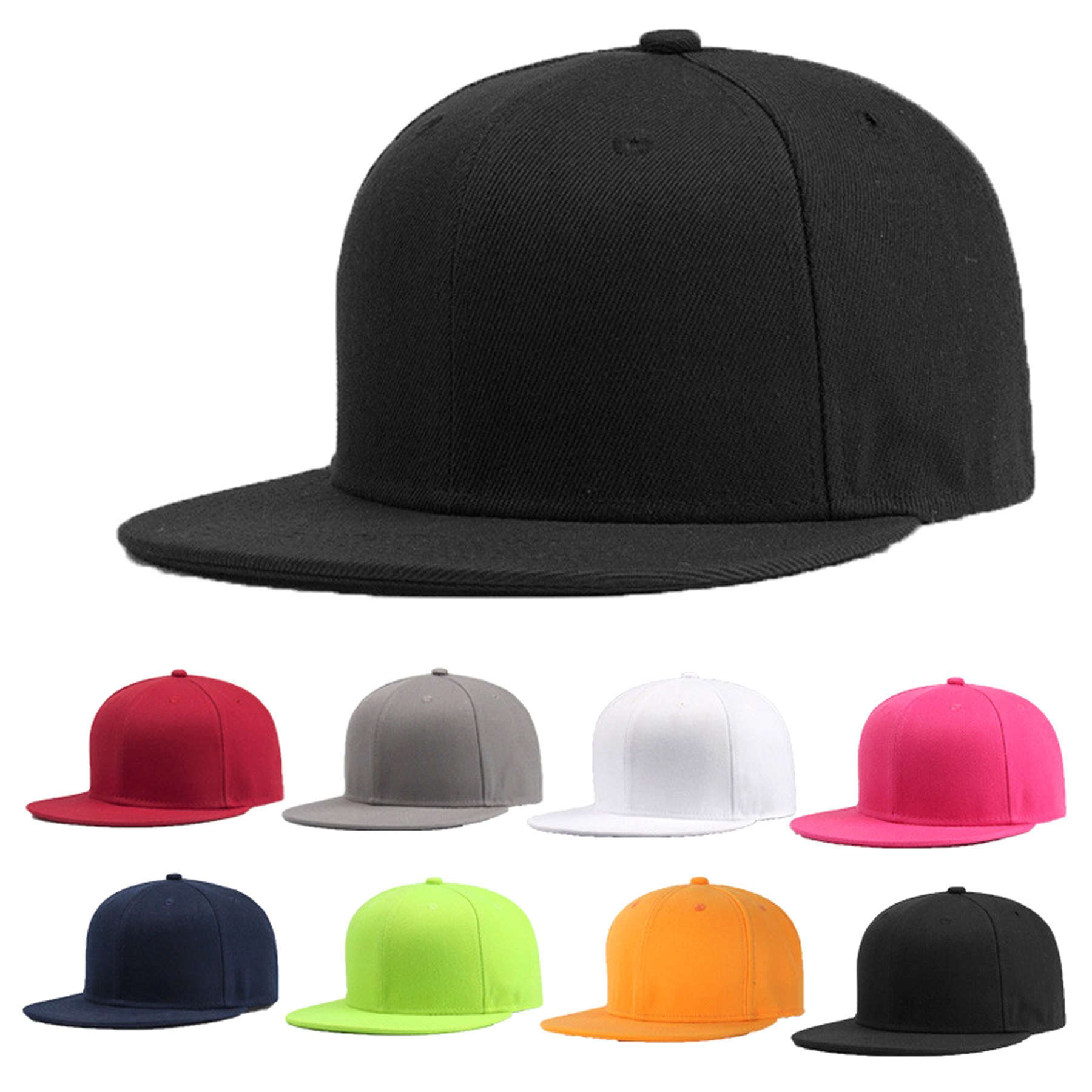 Classic Flat Brim Sun Visor Trucker Caps 2