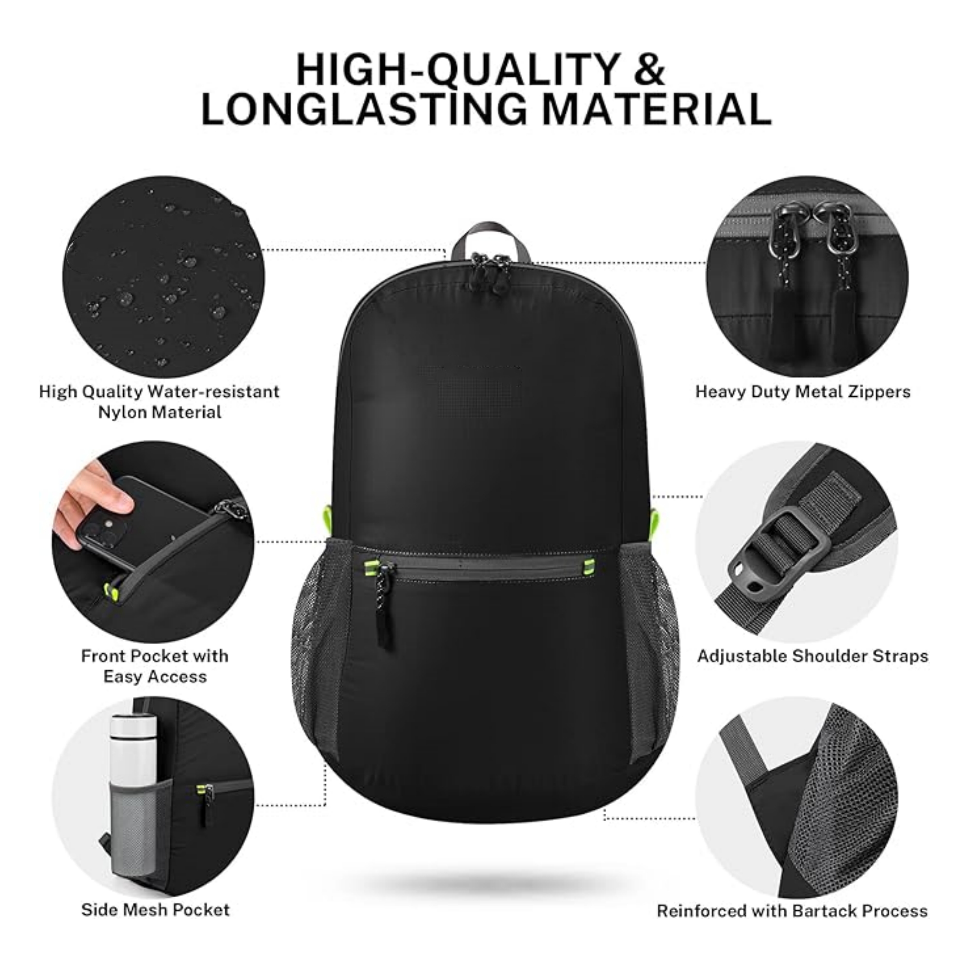 Ultra Lightweight Packable Backpack 6