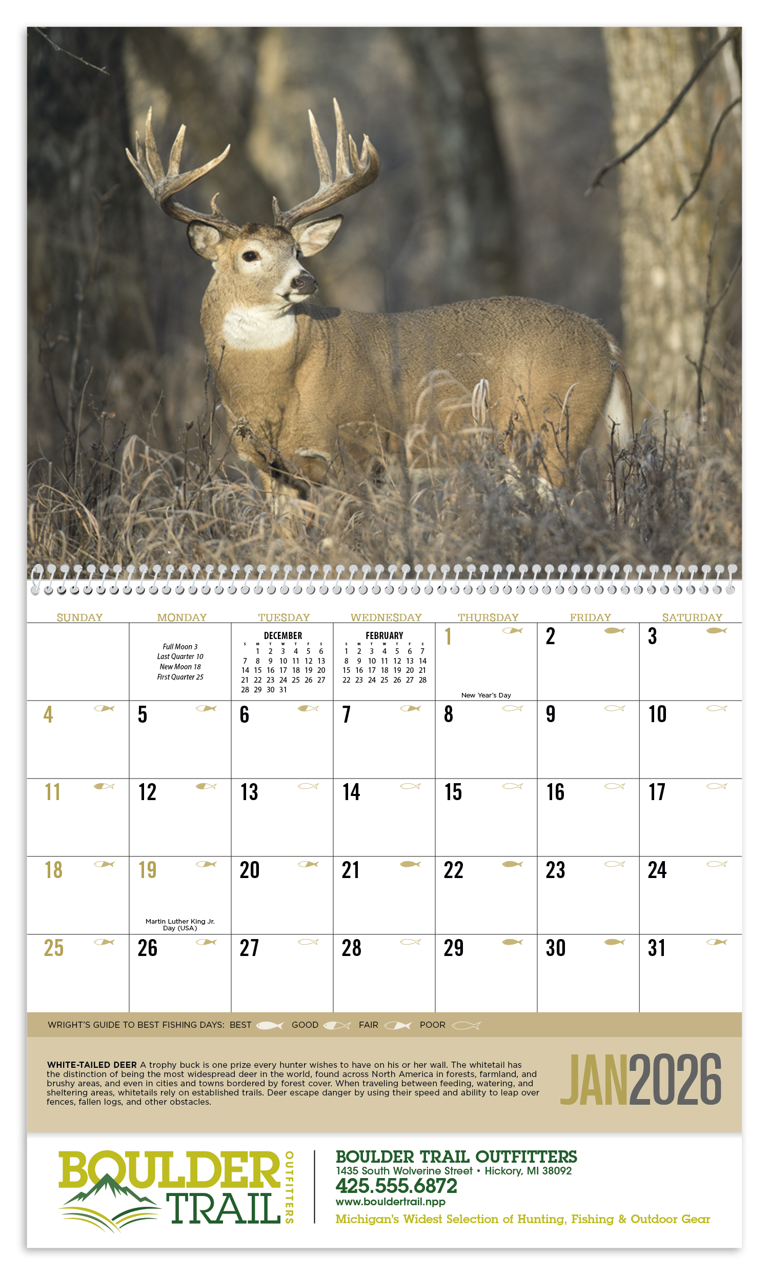 Triumph® Calendars Southcentral Sportsman Calendar 34
