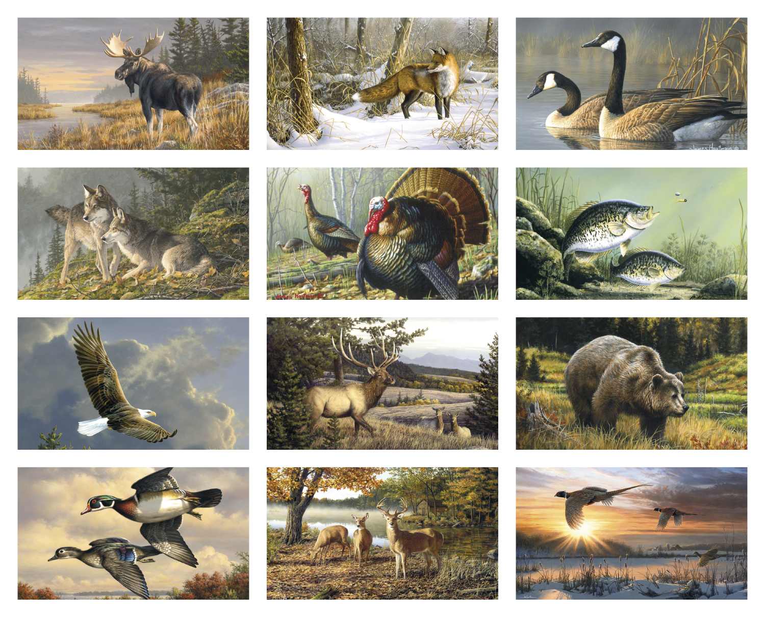 Triumph® Calendars Wildlife Art by the Hautman Brothers Calendar 32