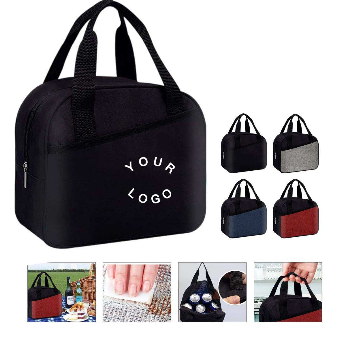 5L Tilted Food and Drink Cooler Bag with Strap 1