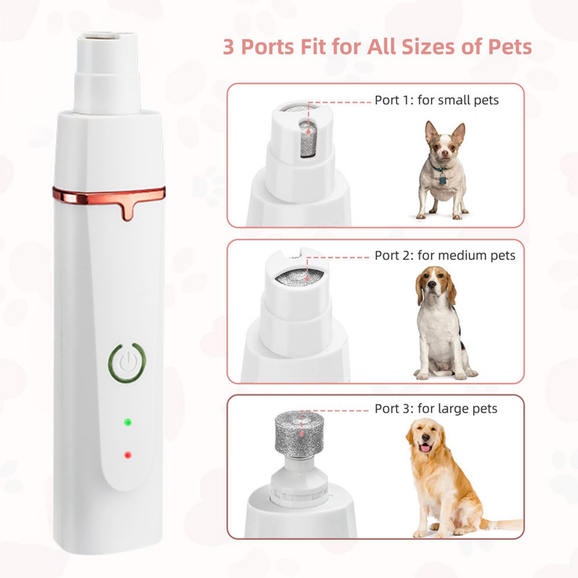 4 Blade Professional Pet Grooming Kit 8
