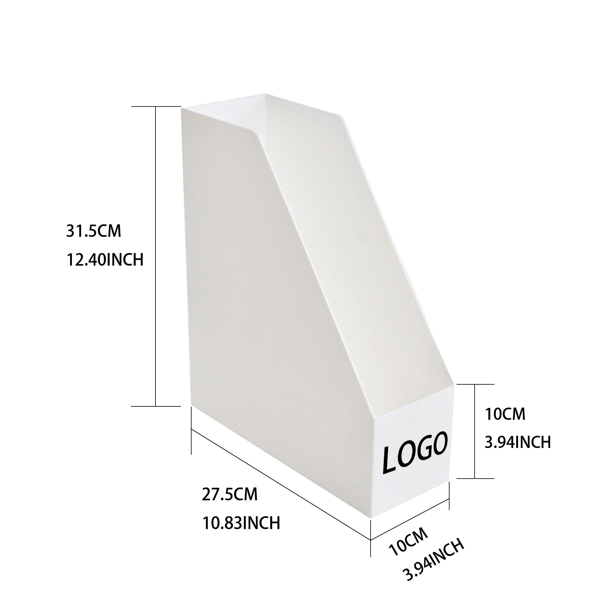 PP Material Upright Desktop Book Organizer 3