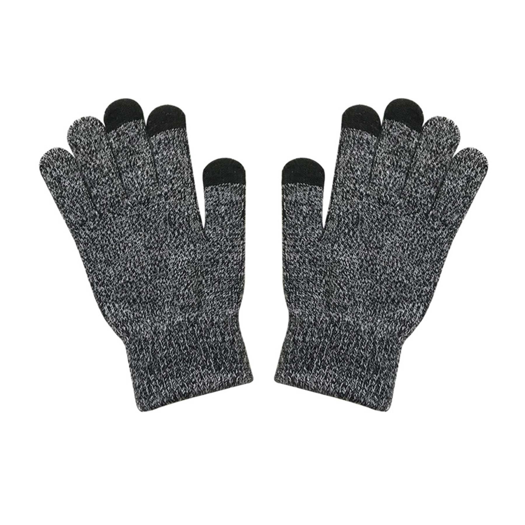 Winter Knitted Gloves for Men Women 2
