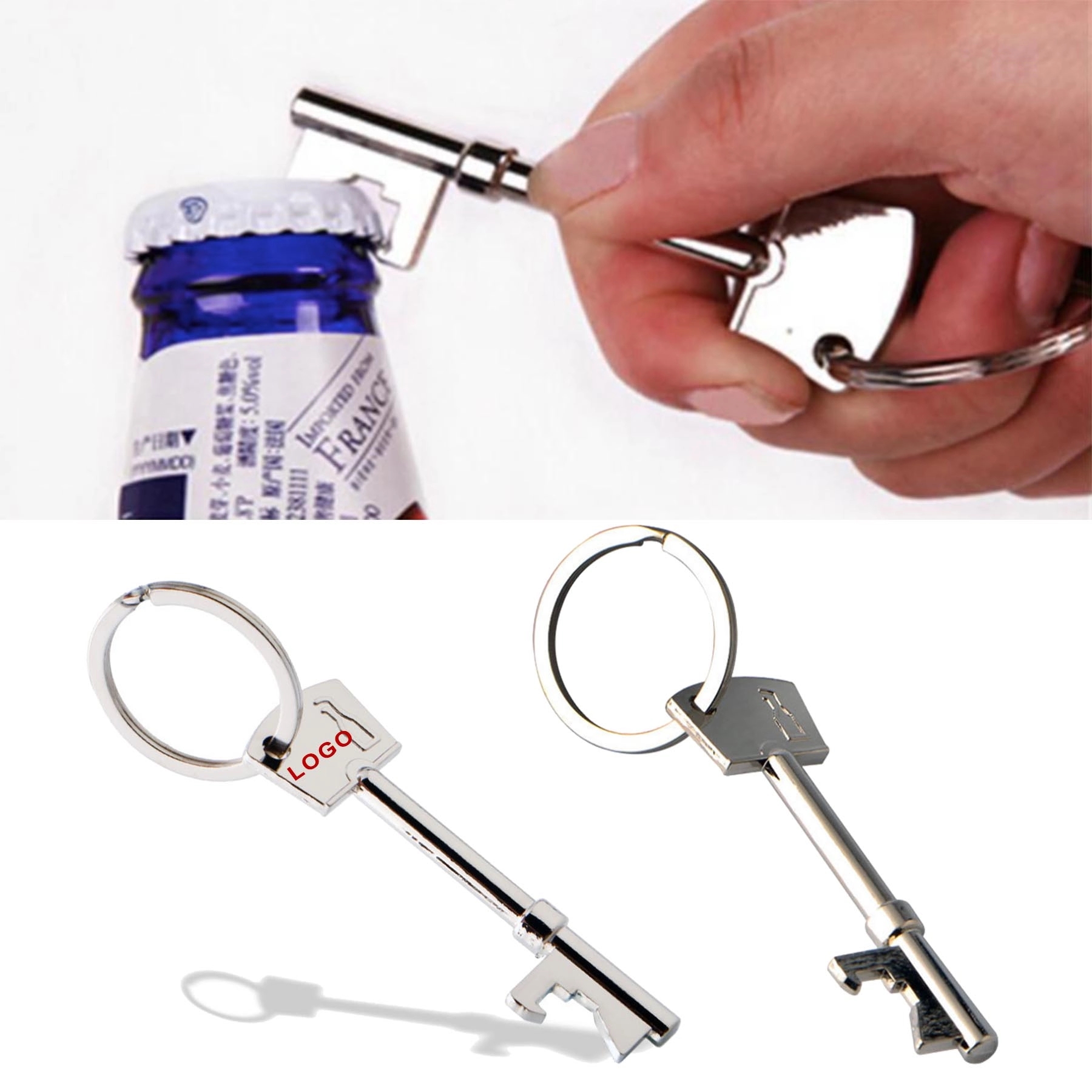 Key Wine Bottle Opener Keychain 1