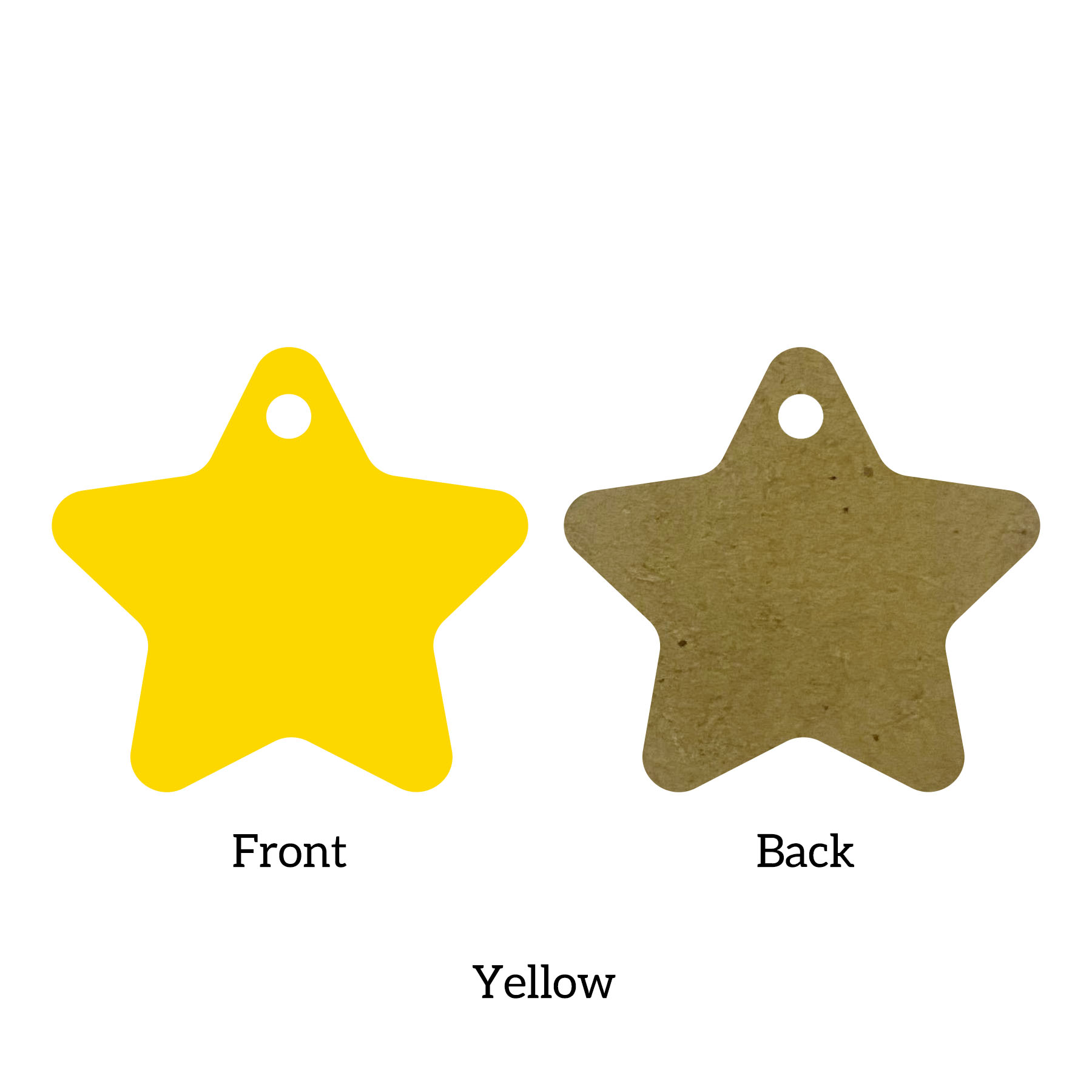 Free Shipping Solid Color Christmas Ornament - Star 10