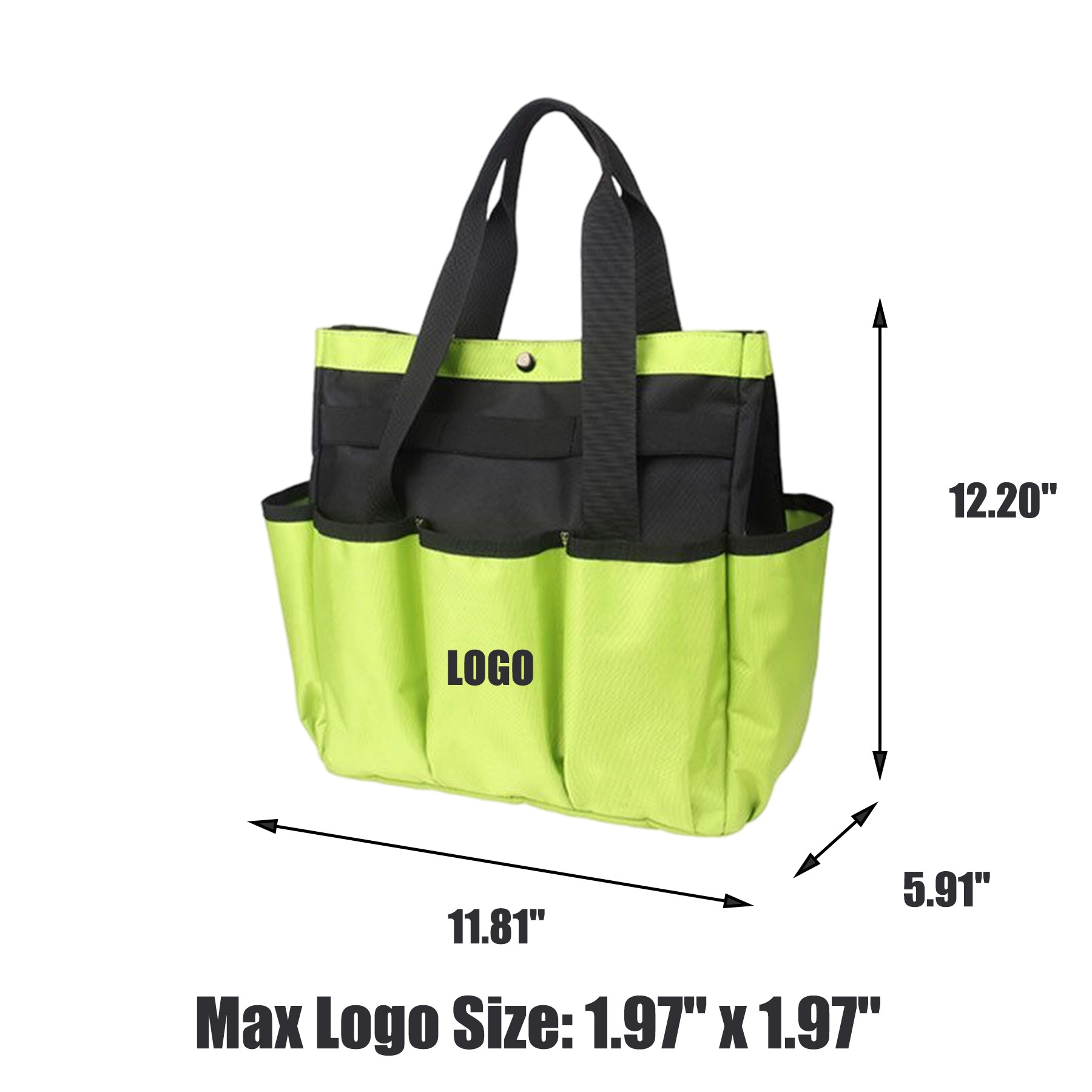 Garden Tools Tote Bag, custom tote bag with logo imprint 2