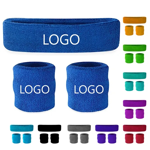 Custom Cloth Wristbands headband set 2
