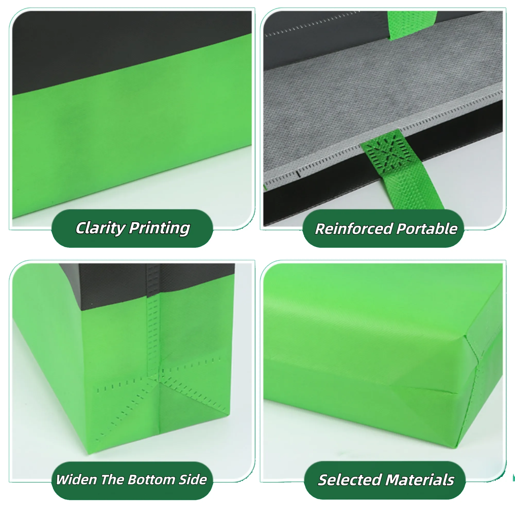 2 Color Tone Non-Woven Tote 4