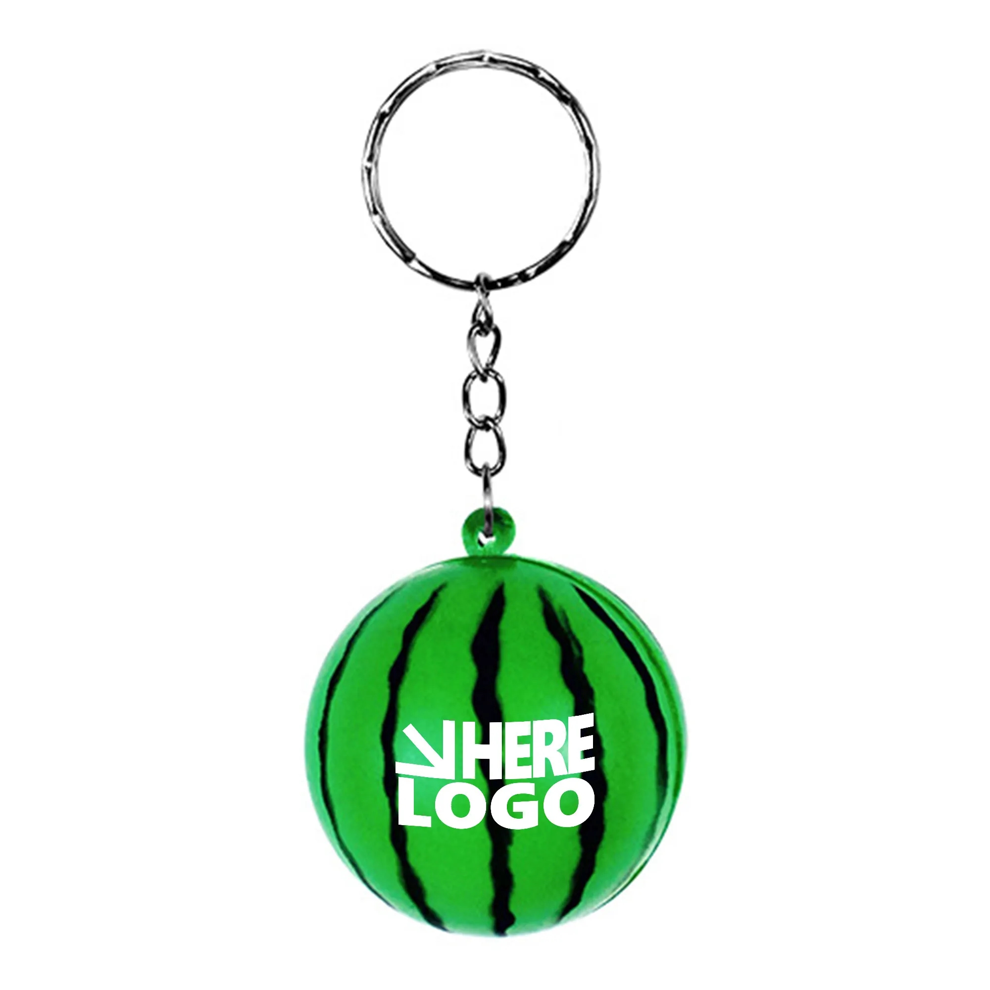 MOQ 20 Watermelon Stress Relieve Toy Keychain