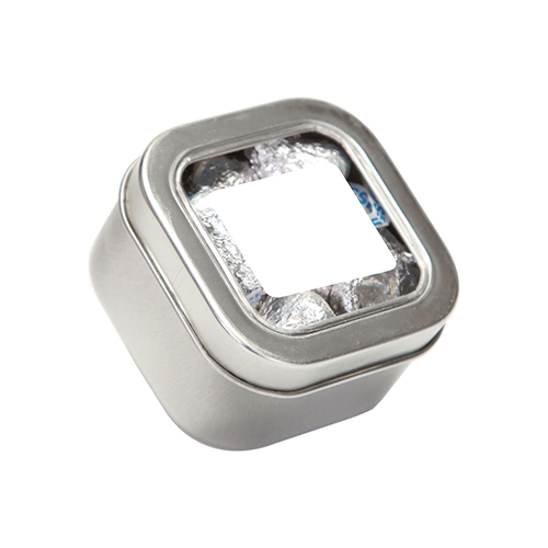 Small Square Window Tin Premium Fill 13