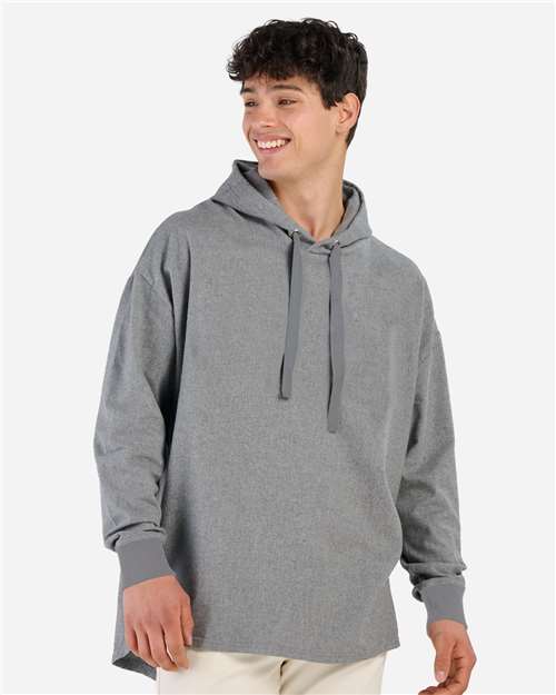 Unisex Flannel Hooded Pullover - BU5301, custom hoodie or sweatshirt with logo imprint 5