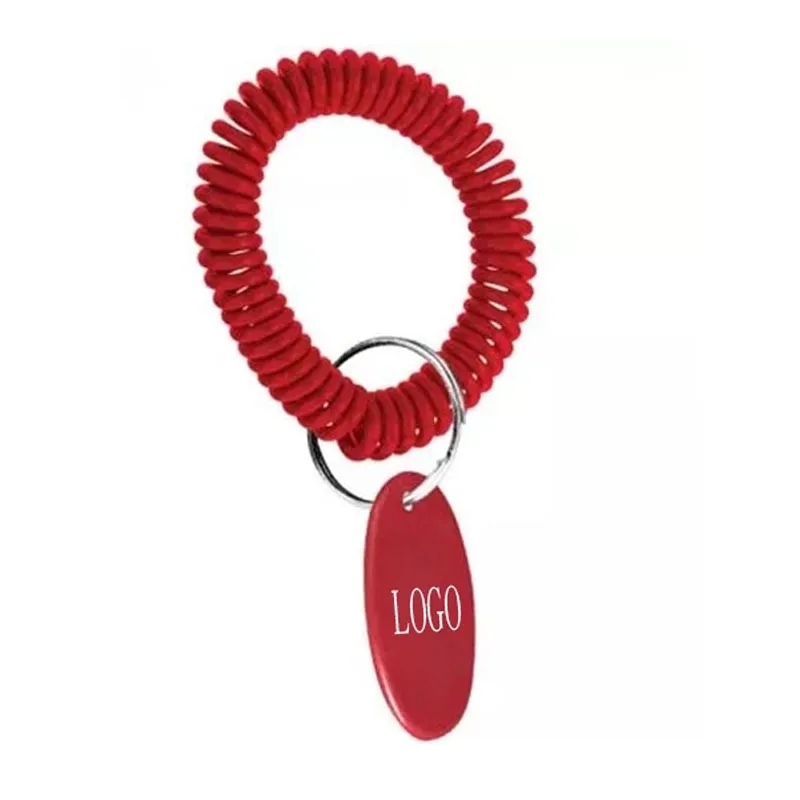 Bracelet Wrist Coil w/Tag Keyring 9