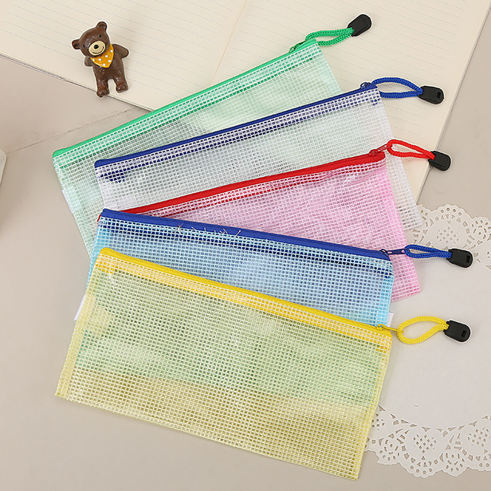 Transparent zipper file bag 3