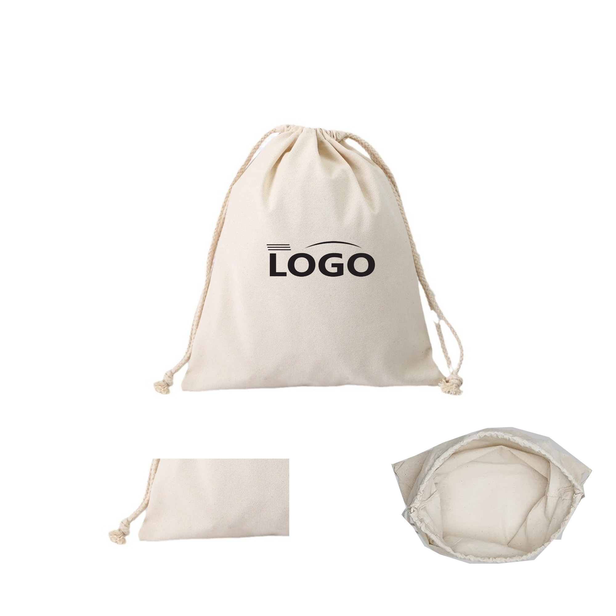 Canvas Drawstring Laundry Bag 2
