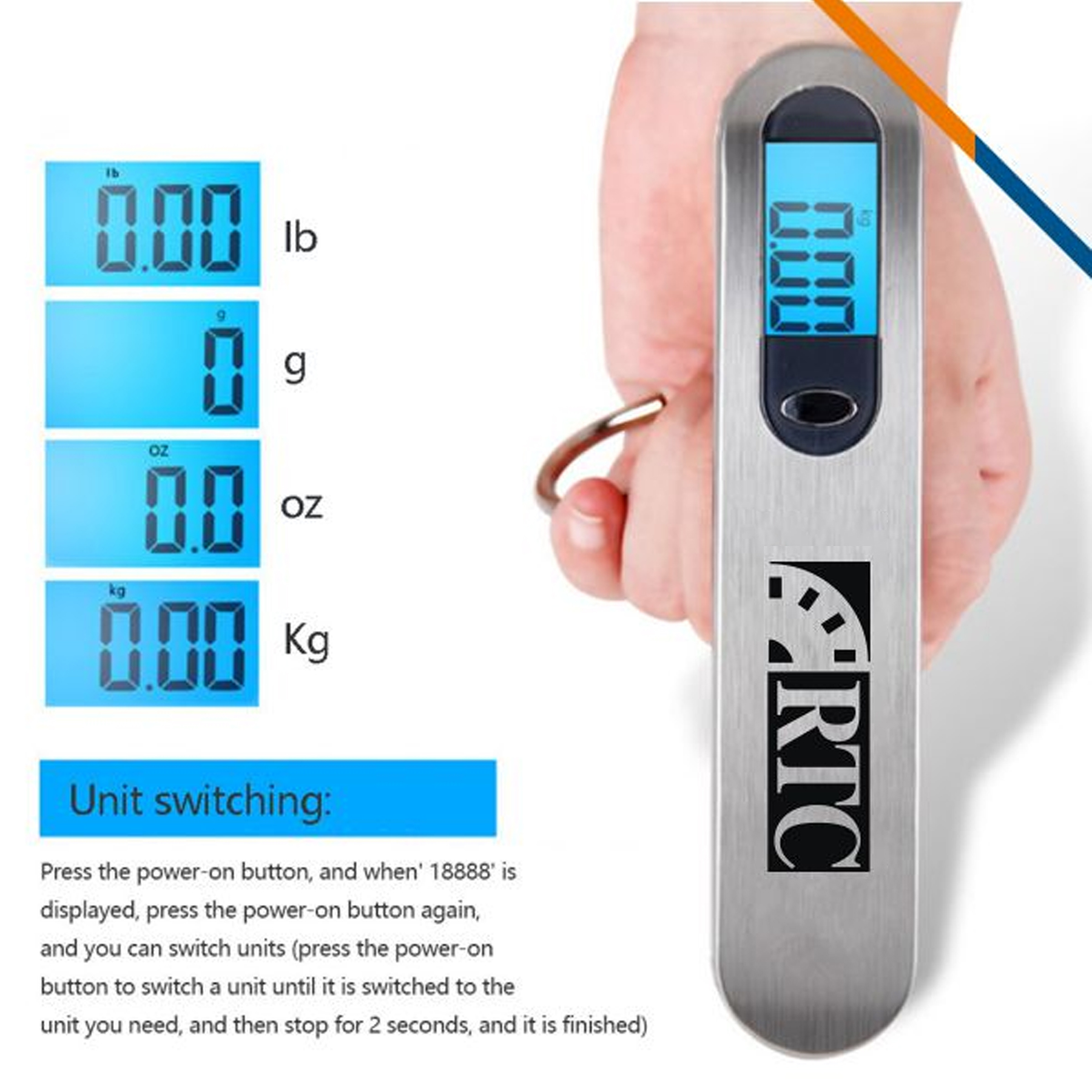 Rex Digital Luggage Scale 8