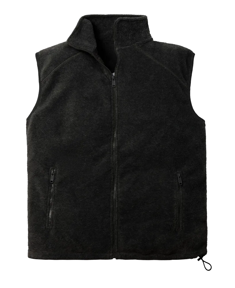 Adult Micro Fleece Zip Front Vest 43