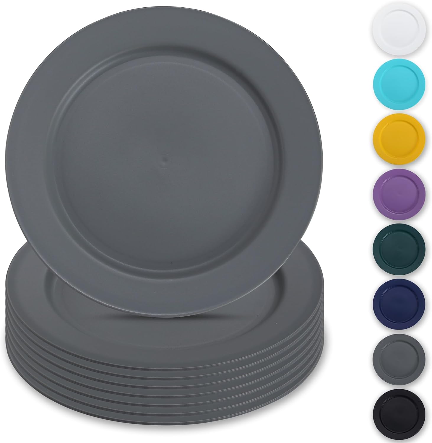 Reusable Flat Dinner Plates 4