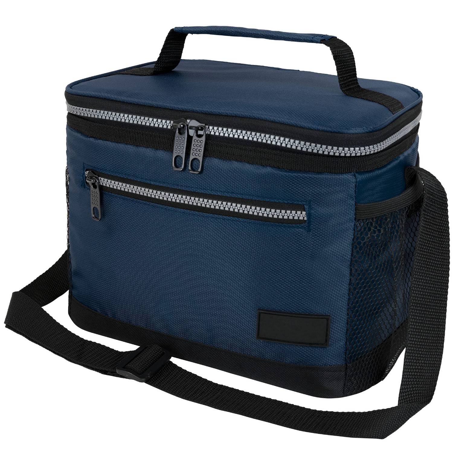 8L Leakproof Oxford Insulated Lunch Cooler Bag w/ Pocket 11