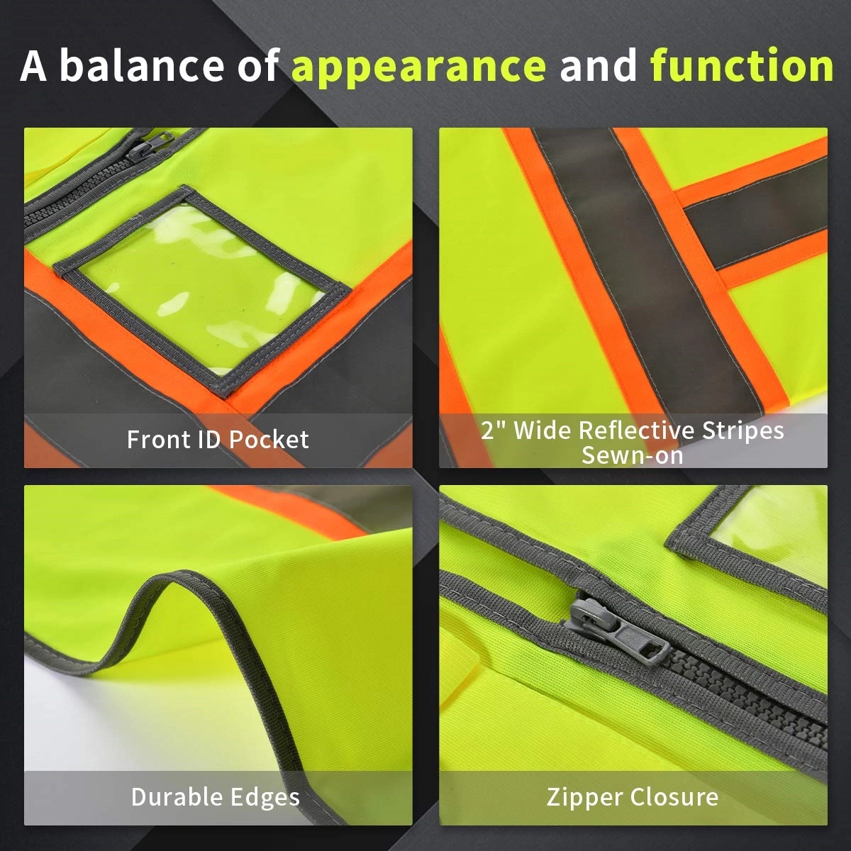 Hi Vis Safety Vest Top High Visibility 4