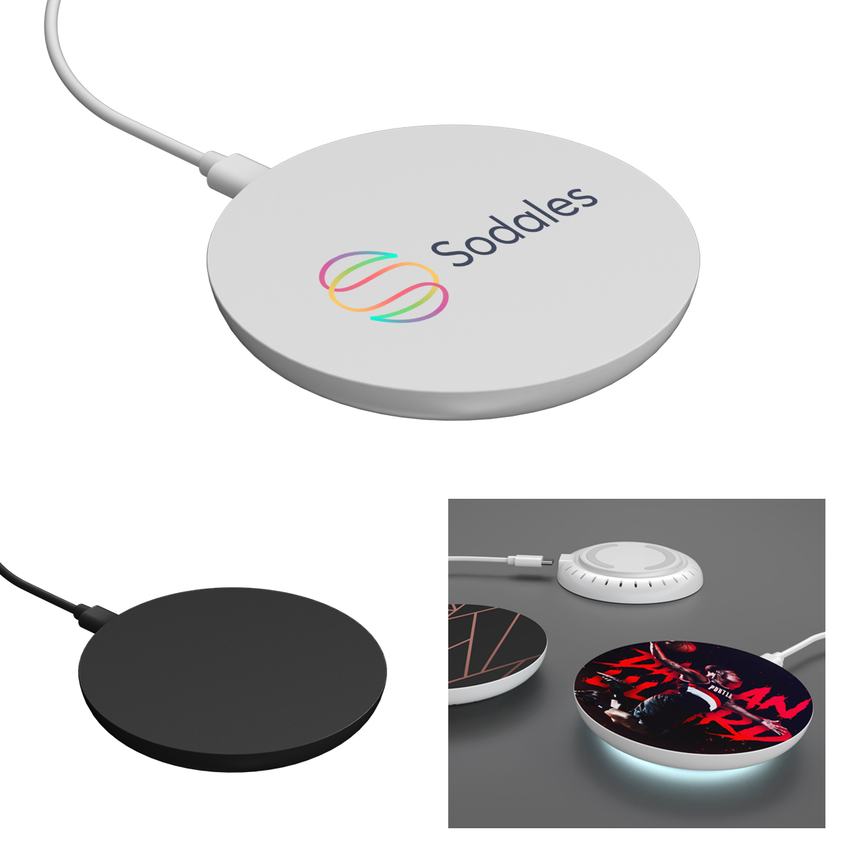 15W Wireless Charger With LED Light 1