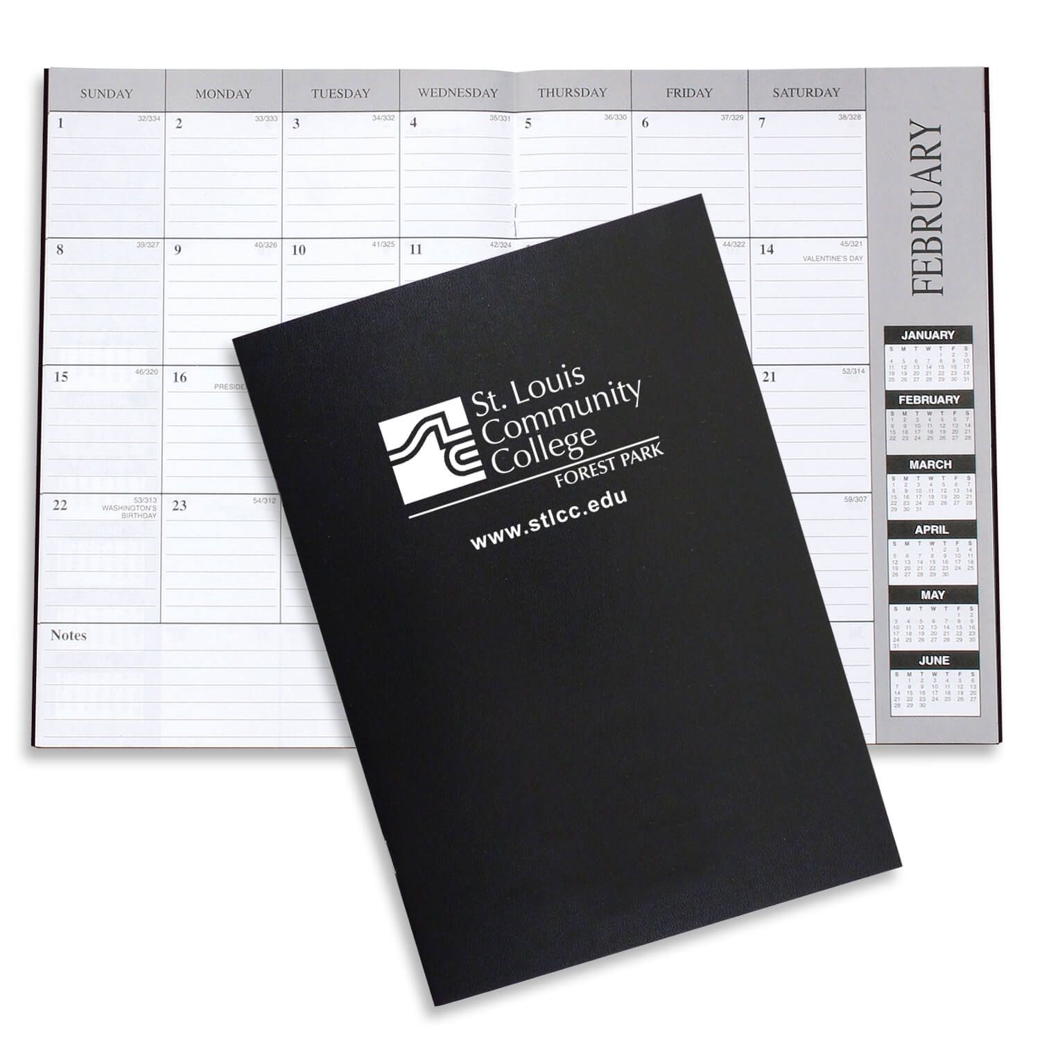 Academic Monthly Desk Planner - Leatherette 8