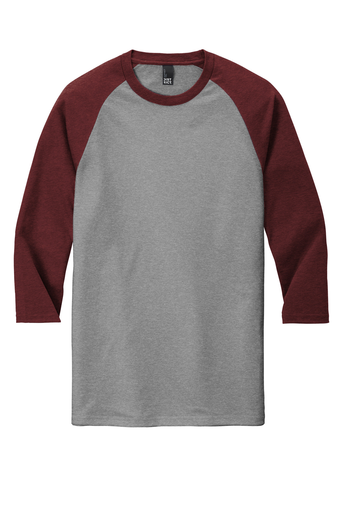District Perfect Tri 3/4-Sleeve Raglan. DM136 47