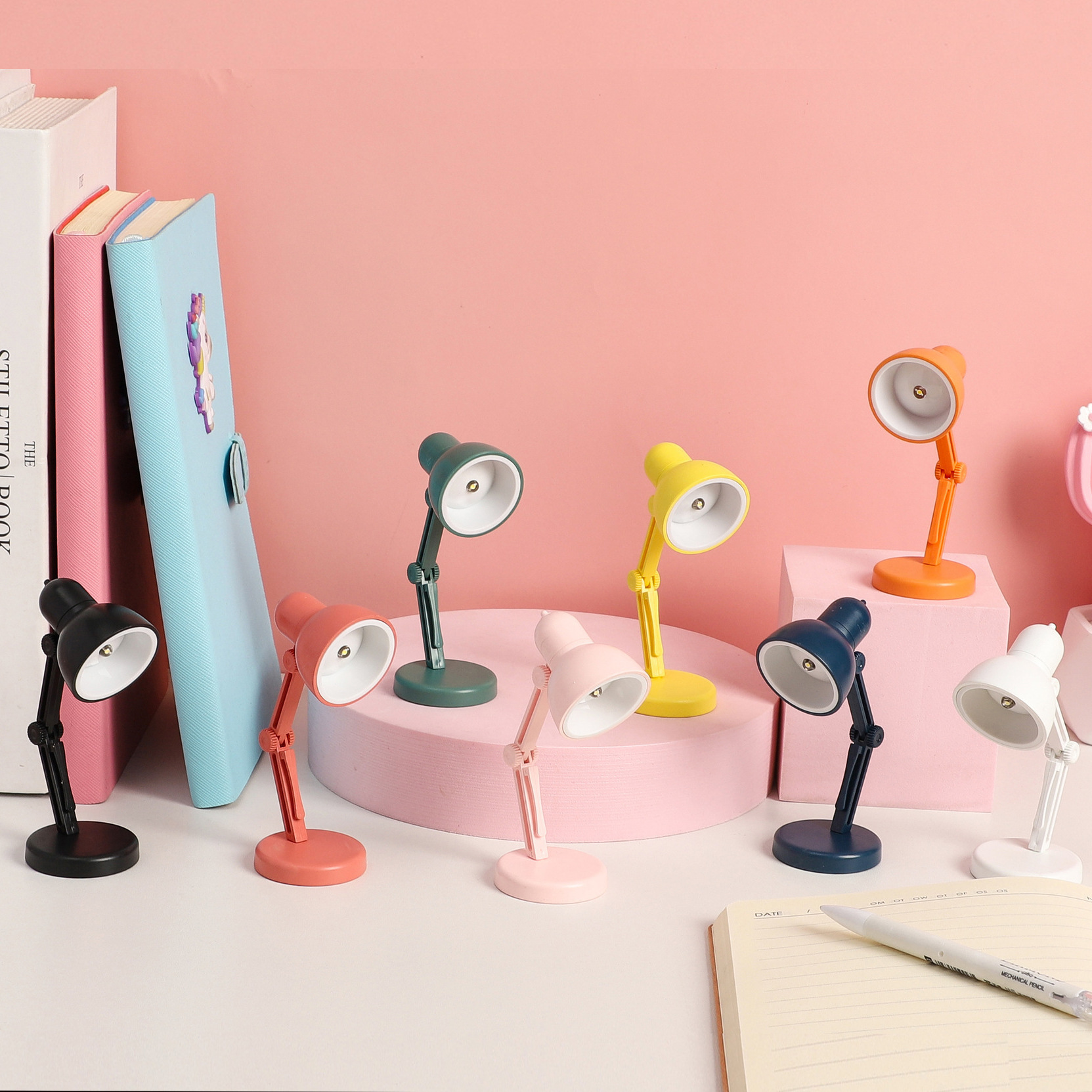 Mini Folding Reading Desk Lamp 5